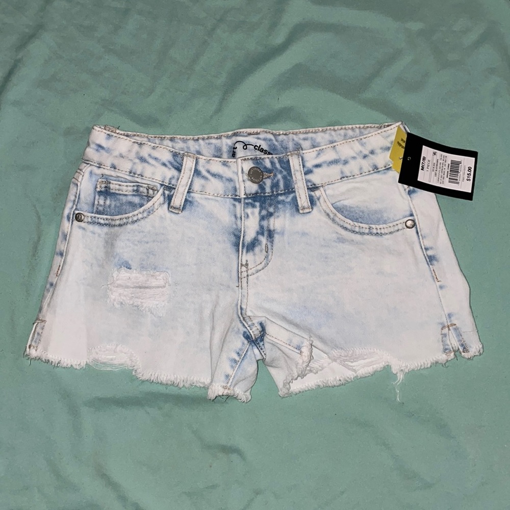 Art class, size m 7/8 girls, blue and white